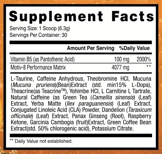 Motiv-8 Pre-Workout Peformance, Sugar Free Pre-Workout, Boost Energy and Focus Motiv-8 buy supplements canada