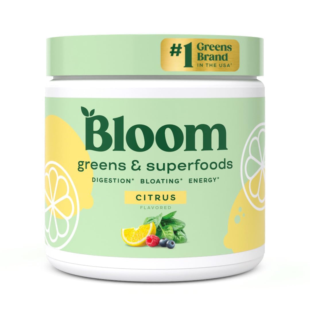 Bloom Nutrition Greens and Superfoods Powder for Digestive Health, Greens Powder Bloom Nutrition buy supplements canada