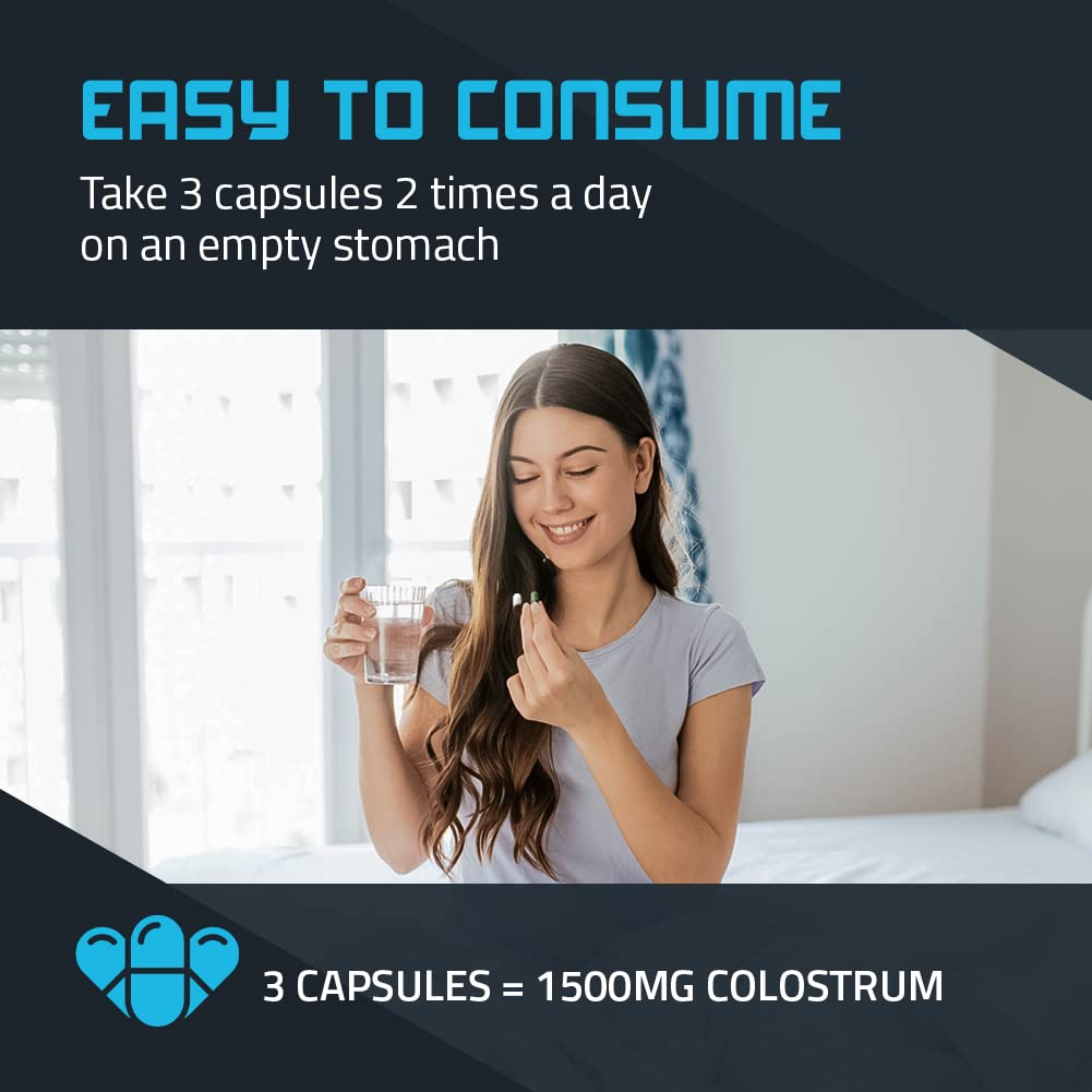 TBR Labs Pure Bovine Colostrum 180 Capsules - Antibiotic and Hormone Free - USA Source TBR Labs buy supplements canada