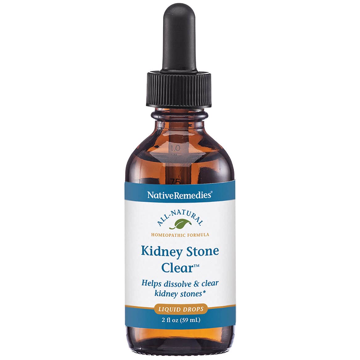 Native Remedies Kidney Stone Clear - Natural Homeopathic Formula Temporarily Helps Dissolve and Clear Kidney Stones - Relieves Pain, Nausea and Vomiting - 59 mL Native Remedies buy supplements canada