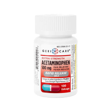Extra Strength Rapid Release Pain Relief Gelcaps, 100count GeriCare buy supplements canada