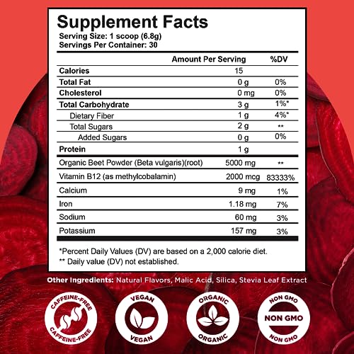 selfevolve Beet12 - Organic Beet Root Powder Enhanced with Vitamin B12, Nitric Oxide Booster selfevolve buy supplements canada