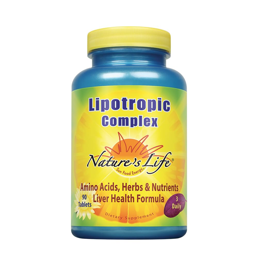 Nature's Life Lipotropic Complex | Comprehensive Support for Healthy Liver Function | with Choline & Inositol | Non-GMO | 90 Vegetarian Tablets Nature's Life buy supplements canada