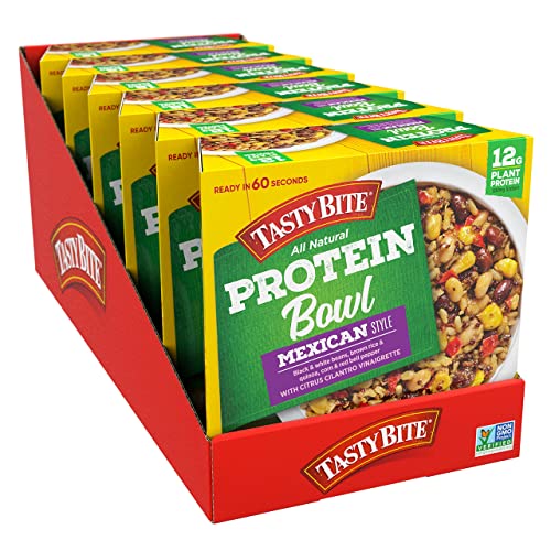 TASTY BITE Mexican Protein Bowl, 8.8 Ounce, Pack of 6, Ready to Eat, Microwaveable TASTY BITE buy supplements canada