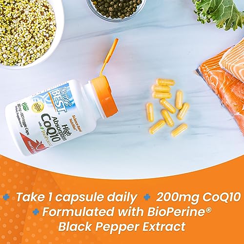 Doctor's Best High Absorption CoQ10 with BioPerine, Non-GMO, Gluten & Soy Free Doctor's BEST buy supplements canada