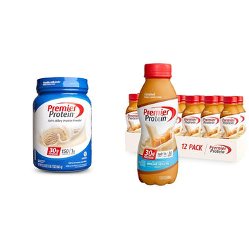Premier Protein Powder & Premier Liquid Protein Shake, Caramel, 30g Protein, 1g Sugar Premier Protein buy supplements canada