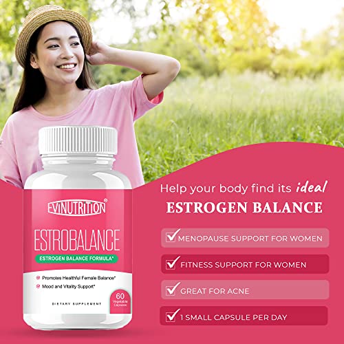 Evinutrition Estrobalance Capsule for Women - Menopause Mood and Energy Support Evinutrition buy supplements canada