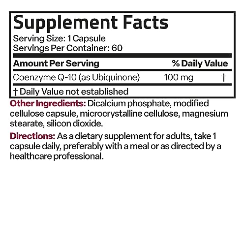 Bronson CoQ10 100 MG High Potency Cellular Energy Production, 60 Vegetarian Capsules Bronson buy supplements canada