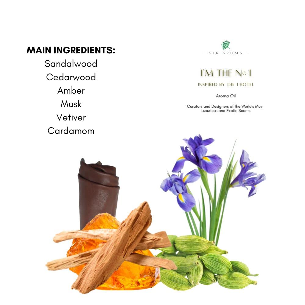 SLK Aroma - The No. 1 - Niche Blend of Essential Oils - Sandalwood, Cedarwood, Amber, Musk SLK Aroma buy supplements canada