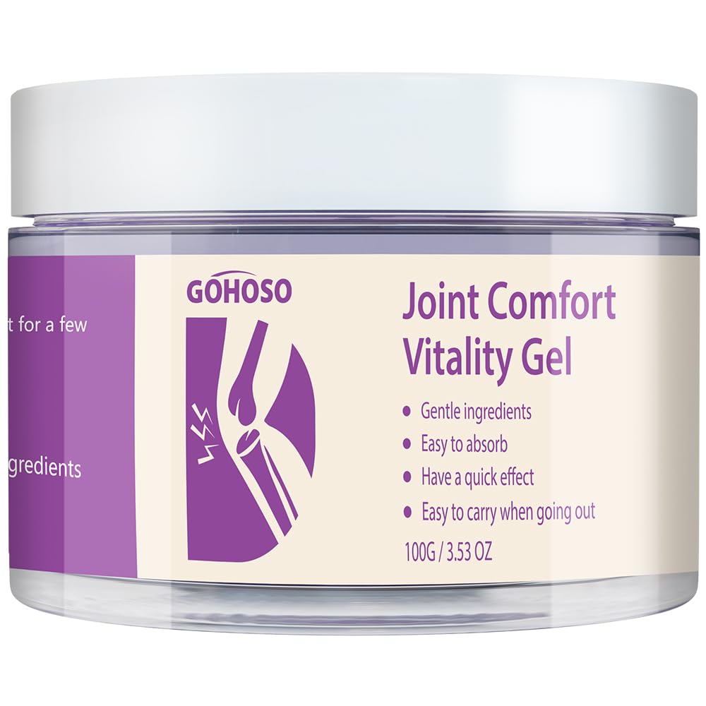 Joint Purple Gel, Cooling Massage Cream with Turmeric for Back, Neck, Joints & Muscles – Hydrating Gel for Active Lifestyles ENVISHA buy supplements canada