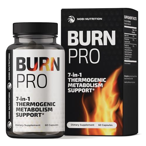 Burn Pro 7-in-1 Thermogenic Metabolism Booster | Weight Management Support Supplem Nobi Nutrition buy supplements canada