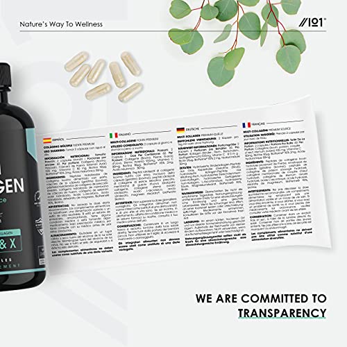 Multi Collagen Protein Capsules - Types I, II, III, V & X - Wild Caught Marine, Grass Fed Bovine, Eggshell & Free-Range Chicken Collagen Powder Revive Naturals buy supplements canada