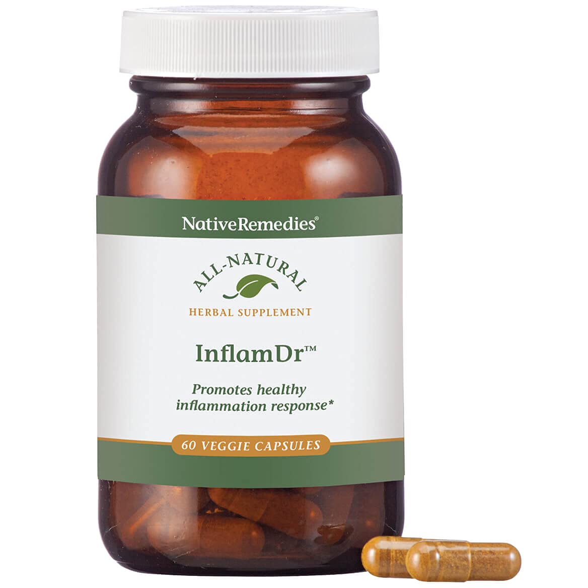 Native Remedies Inflam Dr. - All Natural Herbal Supplement Promotes Healthy Inflammation Response - Helps Fight Oxidative Stress to Cells - 60 Veggie Caps Native Remedies buy supplements canada