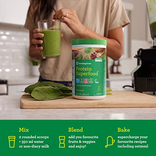 Amazing Grass Protein Superfood, Organic Vegan Protein Powder with Fruit and Vegetables Amazing Grass buy supplements canada