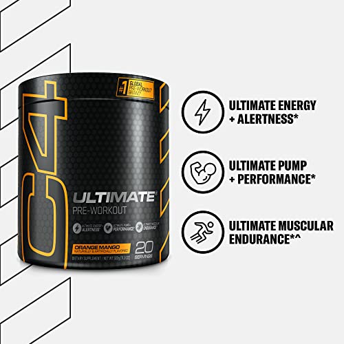 Cellucor C4 Ultimate Pre Workout Powder Orange Mango - Sugar Free Preworkout Cellucor buy supplements canada