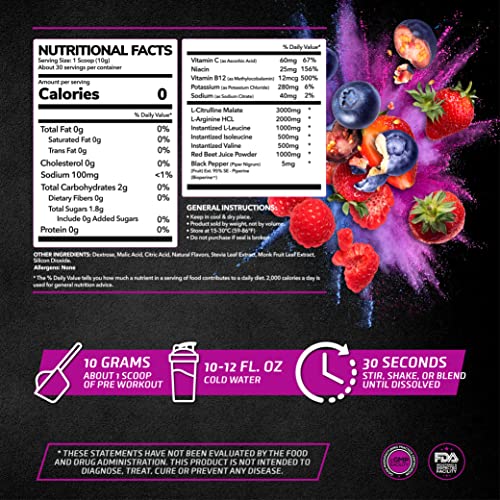 PrimeGENIX Stimulant-Free Pre Workout Powder for Men and Women - Energy Boost Drink PrimeGENIX buy supplements canada