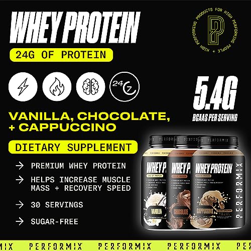PERFORMIX - Whey Protein Isolate Blend - 24g of Protein - 5.4g of BCAAs - 110 Calories PERFORMIX buy supplements canada