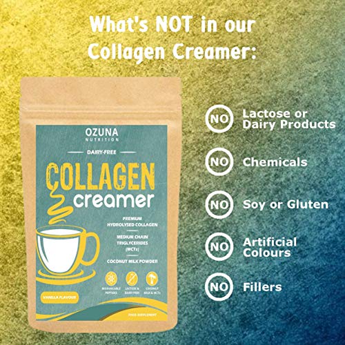 Collagen Coffee Creamer | Keto & Paleo | Premium Hydrolysed Collagen Peptides & Coconut MCT OZUNA NUTRITION buy supplements canada