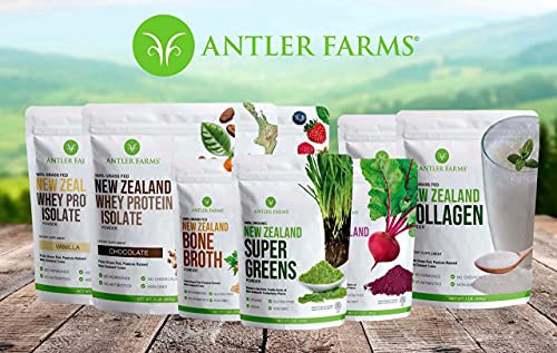 Antler Farms - 100% Grass Fed New Zealand Whey Protein Isolate, Unflavored, 30 Servings Antler Farms buy supplements canada