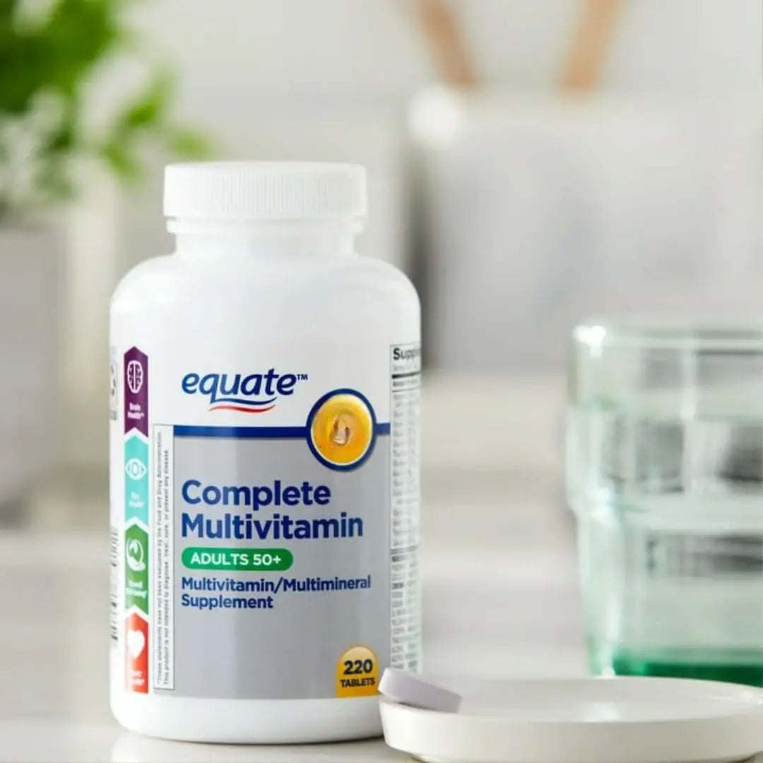 AGILIPET Equate Complete Multivitamin/Multimineral Supplement Tablets, Adults 50+, 220 Count (Pack of 1) Sticker AGILIPET buy supplements canada