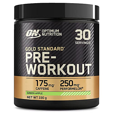 Optimum Nutrition Gold Standard Pre Workout Green Apple Flavoured Powder, 330g Optimum Nutrition buy supplements canada