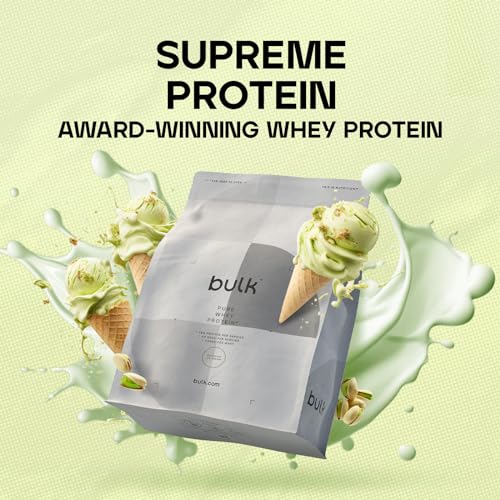 Bulk Pure Whey Protein Powder Shake, Pistachio Ice Cream, 1 kg Bulk buy supplements canada
