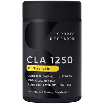 Sports Research CLA - 1250mg with Active Conjugated Linoleic Acid for Men and Women Sports Research buy supplements canada