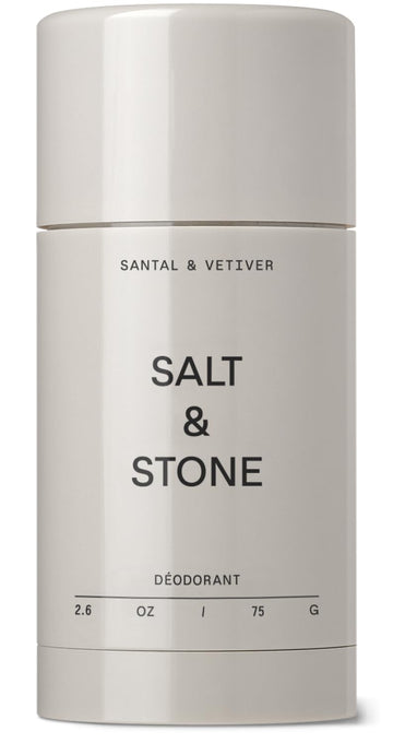 Salt & Stone Aluminum Free Deodorant | Extra Strength 48 Hour Protection for Women & Men | Made with Seaweed Extracts, Niacinamide & Prebiotics | Santal & Vetiver Salt & Stone buy supplements canada