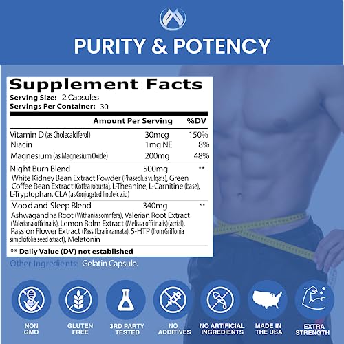 Thermogenic Shred - Fat Burner Sleep Aid Diet Pills, Appetite Suppressant for Weight Loss THE ENCLARE NUTRITION buy supplements canada