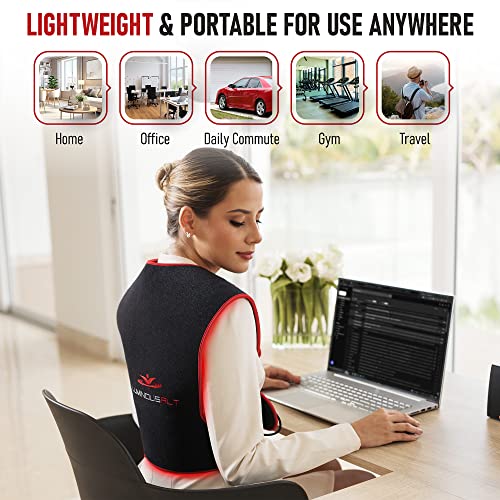 LuminousRLT Red Light Therapy Pad, Adjustable Infrared Light Therapy Back Wrap LUMINOUSRLT buy supplements canada