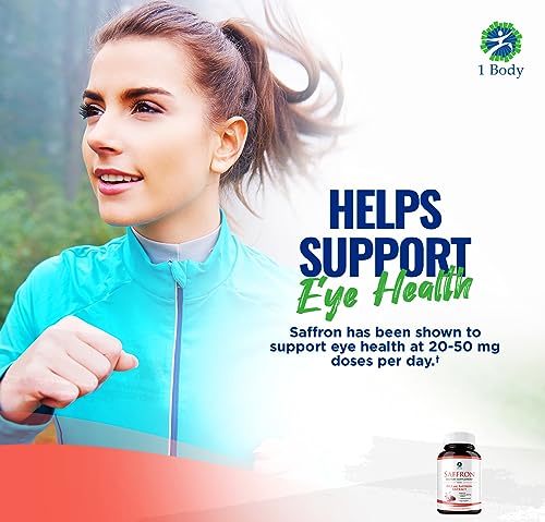 1 Body Saffron Extract 8825 – Antioxidant & Mood Support Saffron Supplement 1 Body buy supplements canada