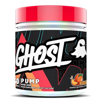 GHOST Pump Nitric Oxide Powder, Peach - 40 Servings - Sugar-Free & Stim-Free Pre GHOST buy supplements canada