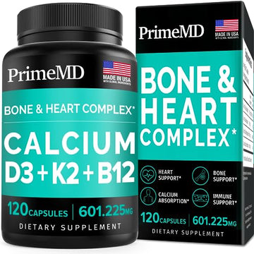 Calcium 600mg, Vitamin D3 K2 B12 Supplement - For Heart, Bone & Immune Support PrimeMD buy supplements canada