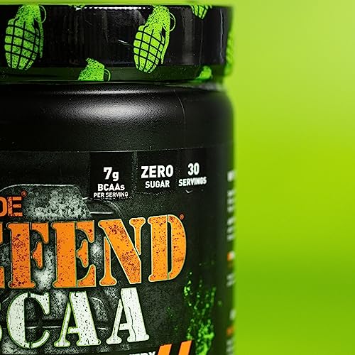 Grenade Defend BCAA Powder, Green Apple, 390 g (7 g BCAA's Per Serving - 30 Servings Grenade buy supplements canada
