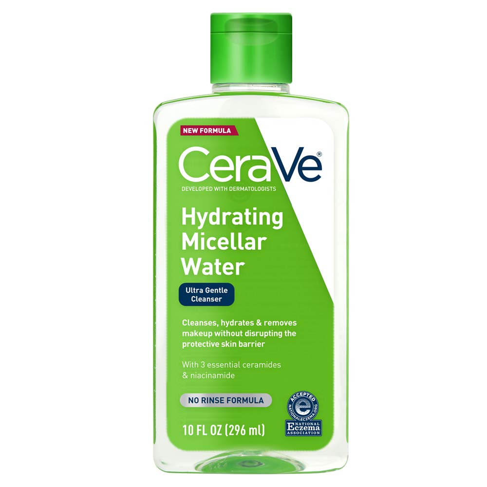 CeraVe Micellar Water, Hydrating Facial Cleanser & Eye Makeup Remover with Niacinamide, Ceramides & Glycerin CeraVe buy supplements canada