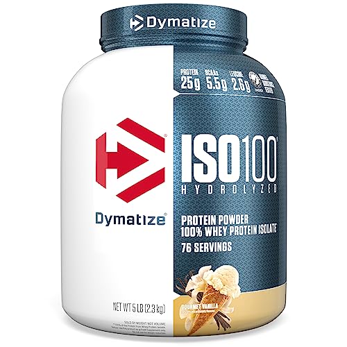 Dymatize ISO 100 Protein Powder with 25g of Hydrolyzed 100% Whey Isolate, Vanilla 5 Dymatize buy supplements canada