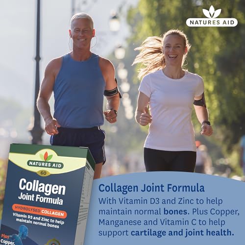 Natures Aid Collagen Joint Formula with Vitamin C, Copper and Manganese, Cartilage and Joint Health, 60 Capsules natures aid buy supplements canada