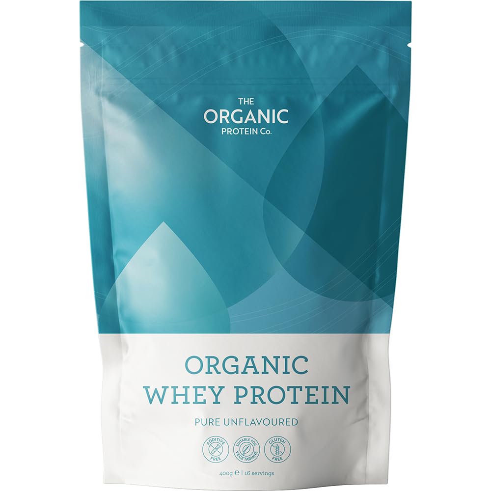 The Organic Protein Co. - Pure Unflavoured Organic Whey Protein Powder | SOYA & Gluten Free w The Organic Protein Company buy supplements canada
