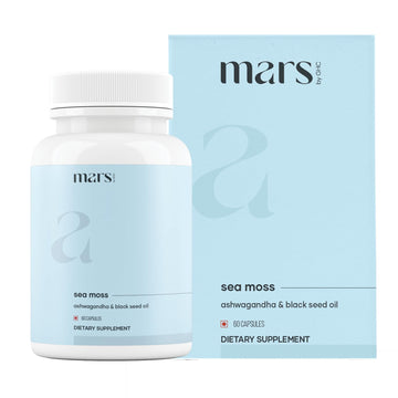 mars by GHC Mars Surge Natural Sea Moss Caps (60N) | Packed with 84 Minerals | Powered with Black Seed Oil | | Overall Well Being - Pack of 1 mars by GHC buy supplements canada