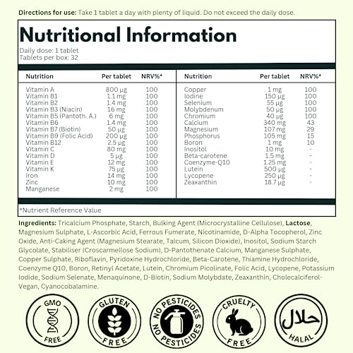 NutraKing Multivitamin Tablets for Women (32 Day Supply) - 31 Multivitamins NutraKing buy supplements canada