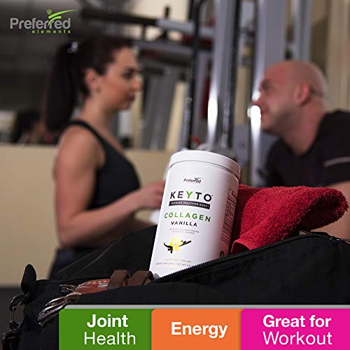 Keto Collagen Protein Powder with MCT Oil – Keto and Paleo Friendly Grass Fed Preferred Elements buy supplements canada