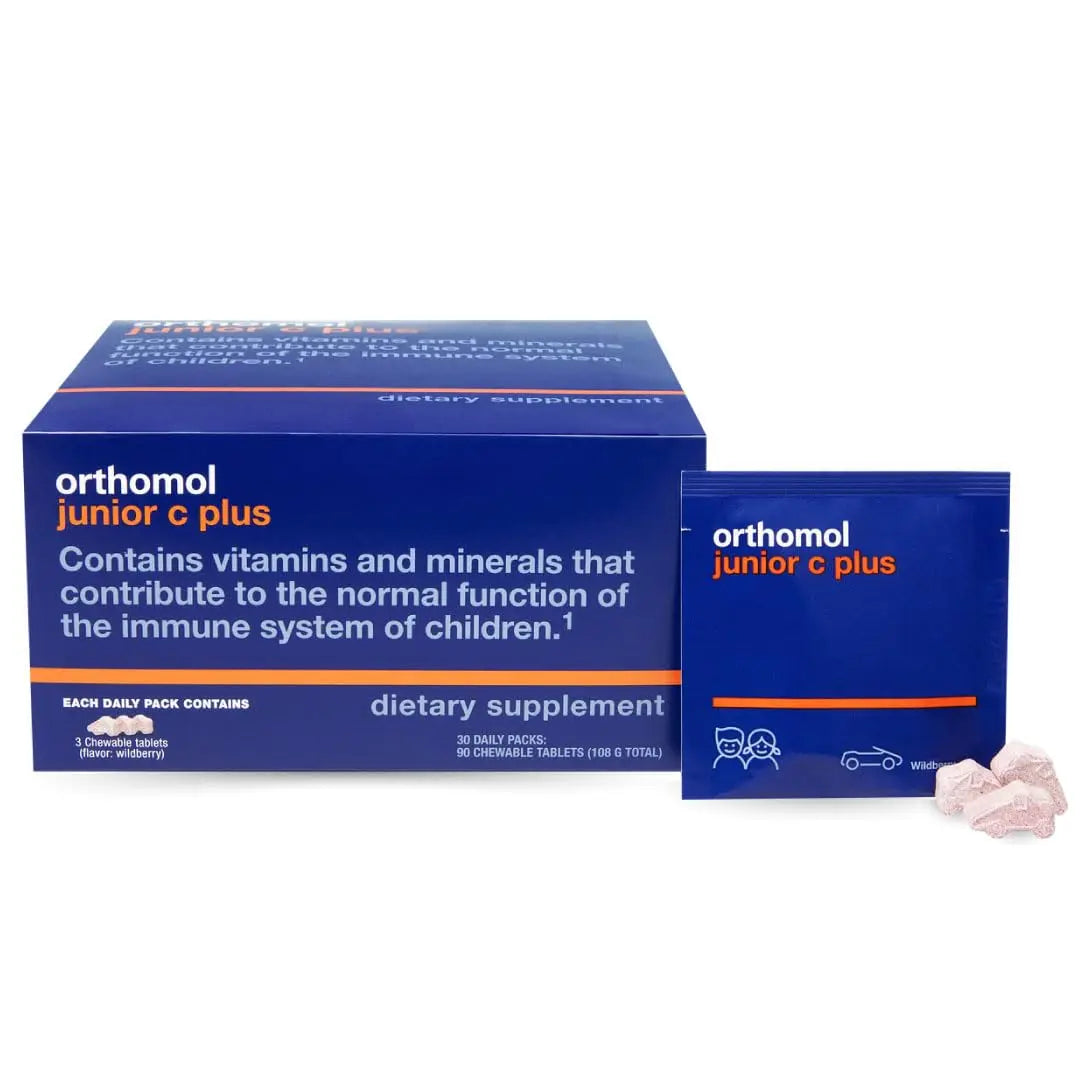 Orthomol Immun Junior C Plus, Kid's Multivitamin, Wildberry Flavor, 30-Day Supply Orthomol buy supplements canada