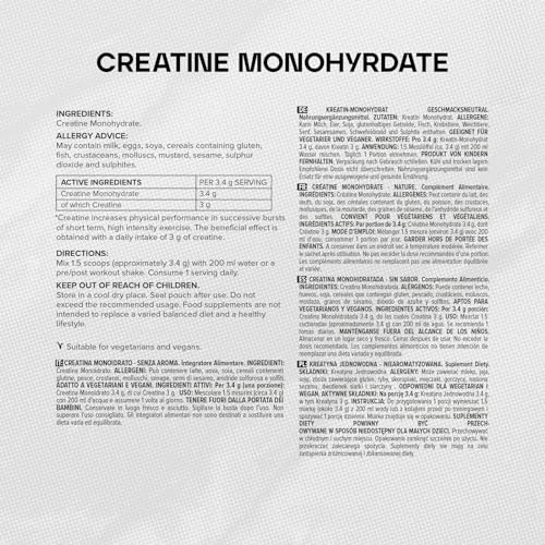Bulk Creatine Monohydrate Powder, Unflavoured, 100 g Bulk buy supplements canada