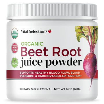 Vital Selections 100% Organic Beet Root Juice Powder, Highest Purity and Potency Vital Selections buy supplements canada