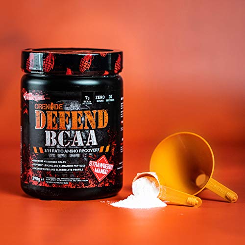 Grenade Defend BCAA Powder, Strawberry Mango, 390 g (7 g BCAA's Per Serving Grenade buy supplements canada