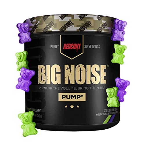 REDCON1 Big Noise Non Stim Preworkout, Sour Gummy Gear - Betaine Anhydrous & Acetyl L REDCON1 buy supplements canada