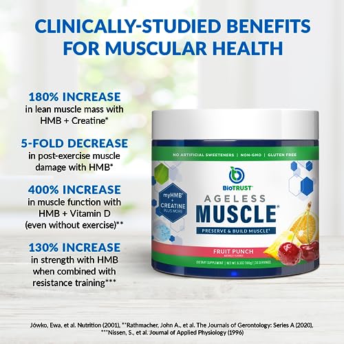 BioTrust Ageless Muscle Builder - Micronized Creatine Monohydrate Powder with HMB BioTrust buy supplements canada
