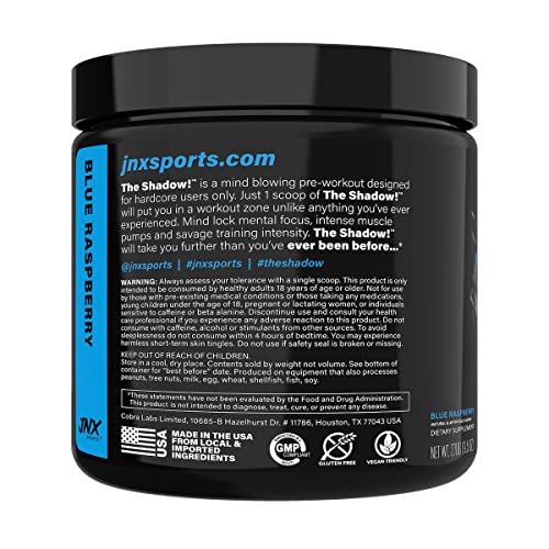 JNX SPORTS The Shadow! 350mg of Caffeine Hard Core Preworkout -Electric Energy JNX SPORTS buy supplements canada