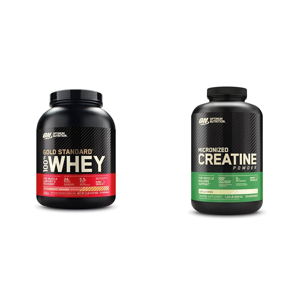 Optimum Nutrition Gold Standard 100% Whey Protein Powder, Strawberry Banana Optimum Nutrition buy supplements canada